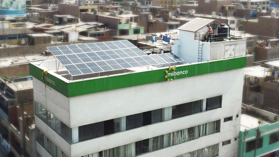Energía solar: Gran ahorro para las agencias de MiBanco